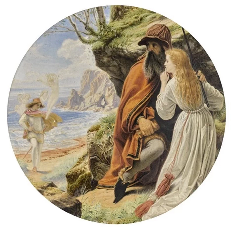 Propsero e Miranda e la tempesta